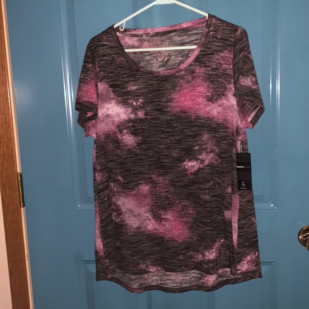 Torrid Top Black Pink Gray